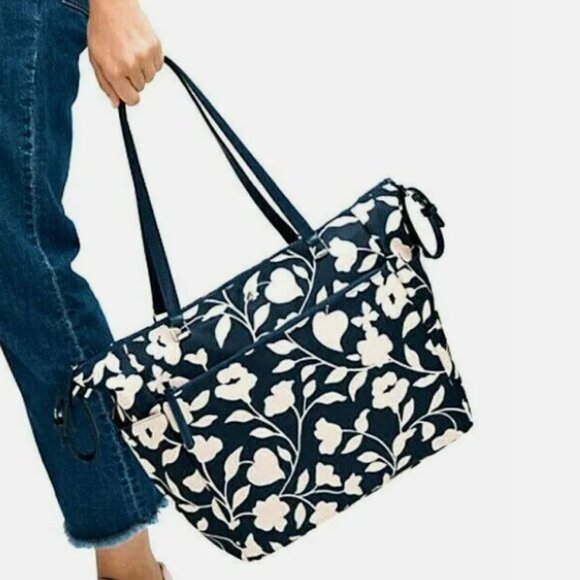 Kate Spade New York Jae Baby Nylon Diaper Bag with Changing Pad Garden Vine - Picture 6 of 9